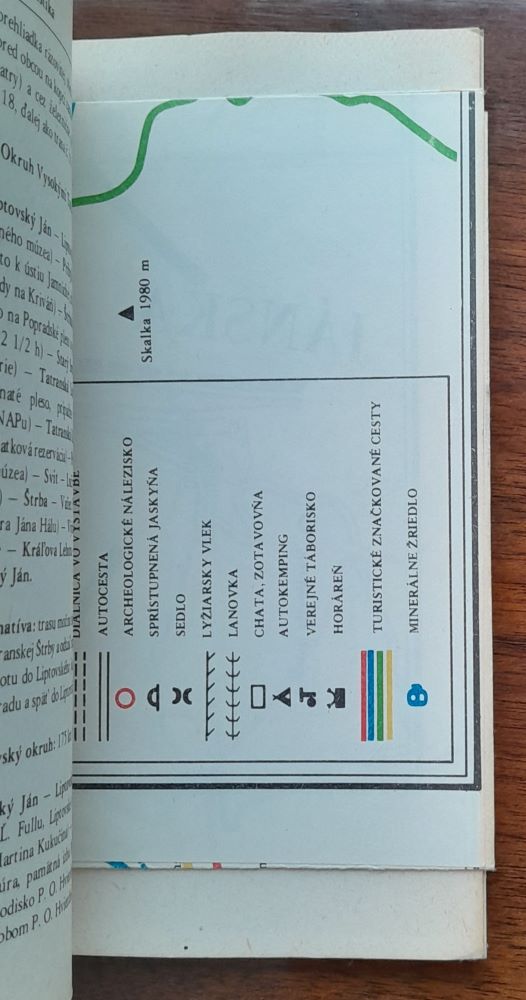 Liptovský Ján / Opalisko / Stručný sprievodca + mapa