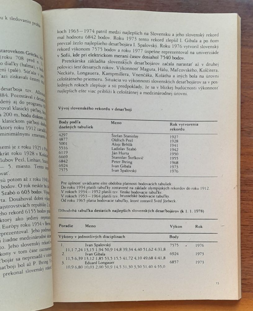 Atletika / Viacboje / Edícia Tréner