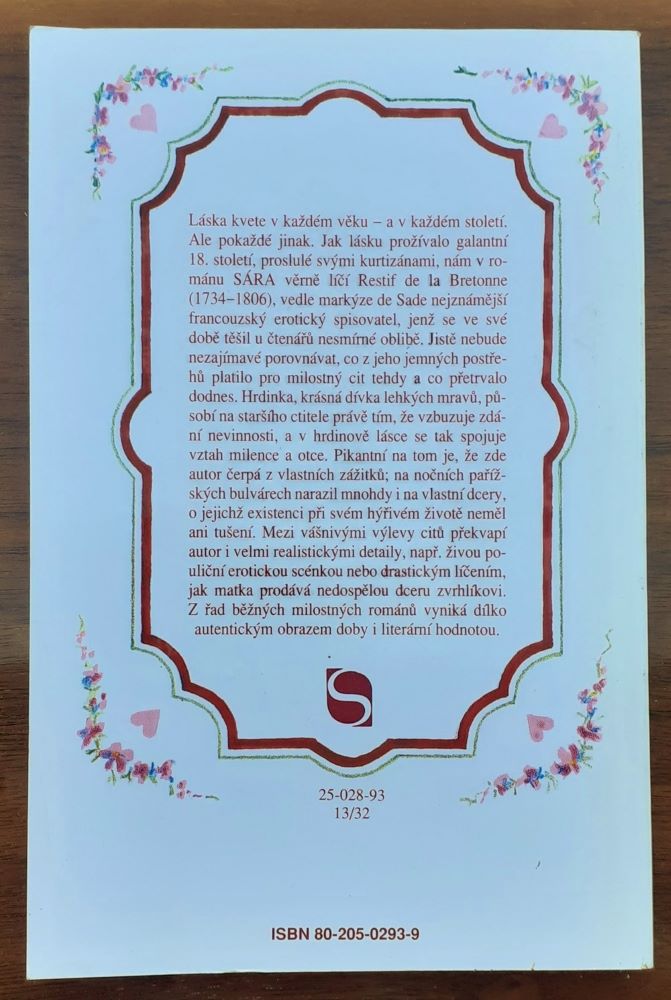 Sára, aneb Poslední milostné dobrodružství pětačtyřicátníka