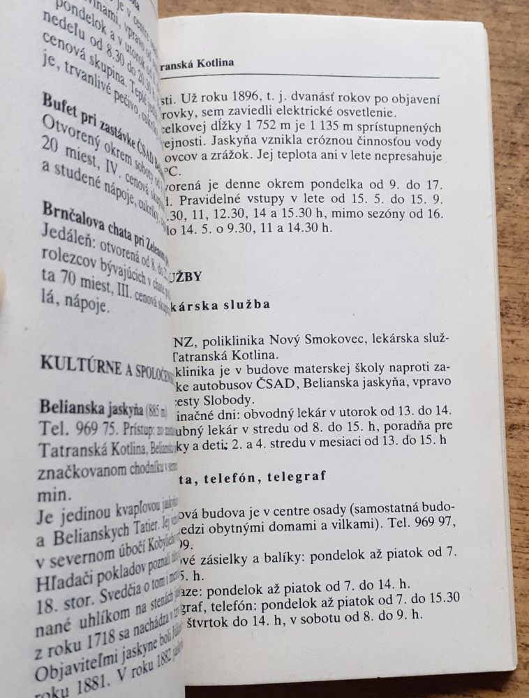 Tatranská Kotlina / Ždiar - Javorina / Stručný sprievodca / BEZ mapy