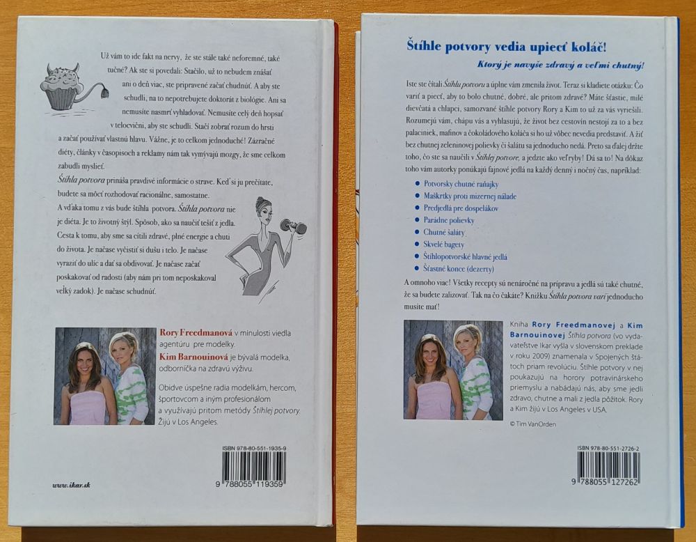 Štíhla potvora + Štíhla potvora varí / Niečo ako vegánska kuchárka
