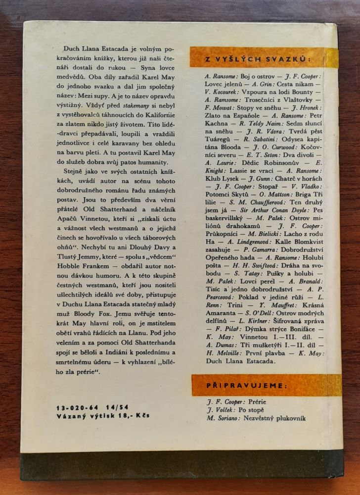 Duch Llana Estacada / Knihy odvahy a dobrodružství