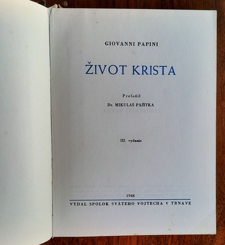 Život Krista / III. vydanie