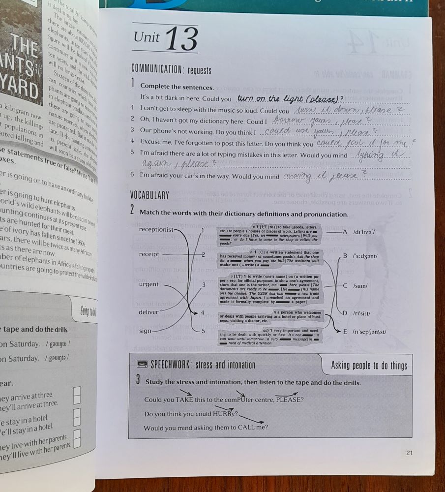 New Blueprint Intermediate / Students Book / Workbook with Key