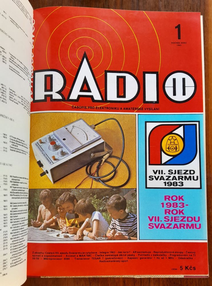 Amatérské radio / Časopis pro radiotechniku a amatérské vysílání / Řada A - Zviazaný mesačník 12 čísel / Pro konstruktéry - Řada B - Zviazaný dvojmesačník 6 čísel