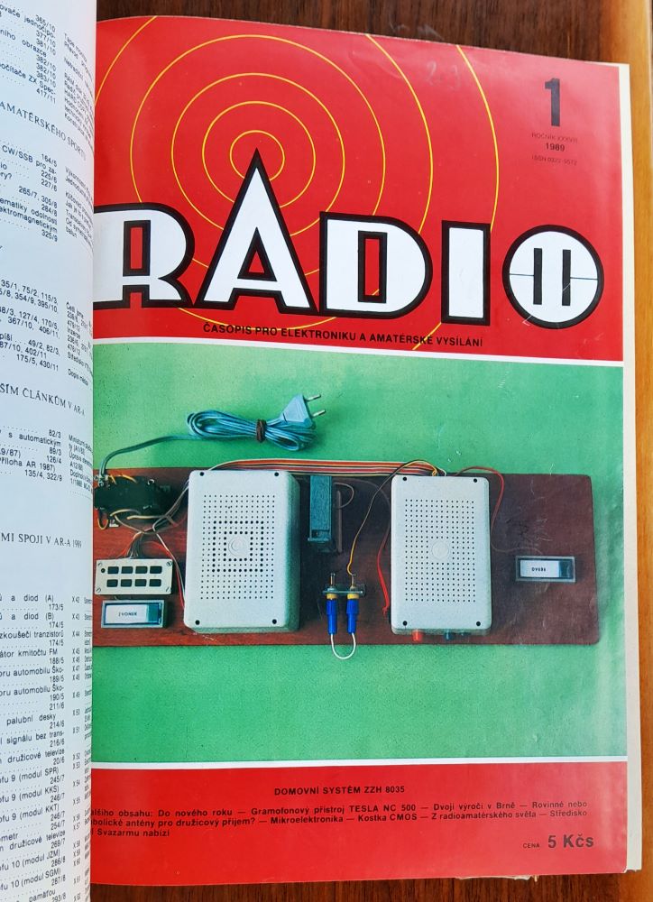 Amatérské radio / Časopis pro radiotechniku a amatérské vysílání / Řada A - Zviazaný mesačník Čísla 1, 2, 3, 5, 6, 7, 8, 9, 10, 11, 12 / Pro konstruktéry - Řada B - Zviazaný dvojmesačník 6 čísel