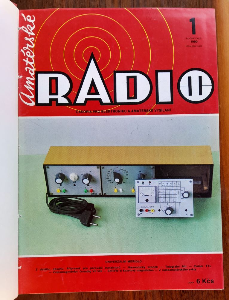Amatérské radio / Časopis pro radiotechniku a amatérské vysílání / Řada A - Zviazaný mesačník Čísla 1, 2, 3, 4, 6, 8, 10, 11, 12 / Pro konstruktéry - Řada B - Zviazaný dvojmesačník 6 čísel