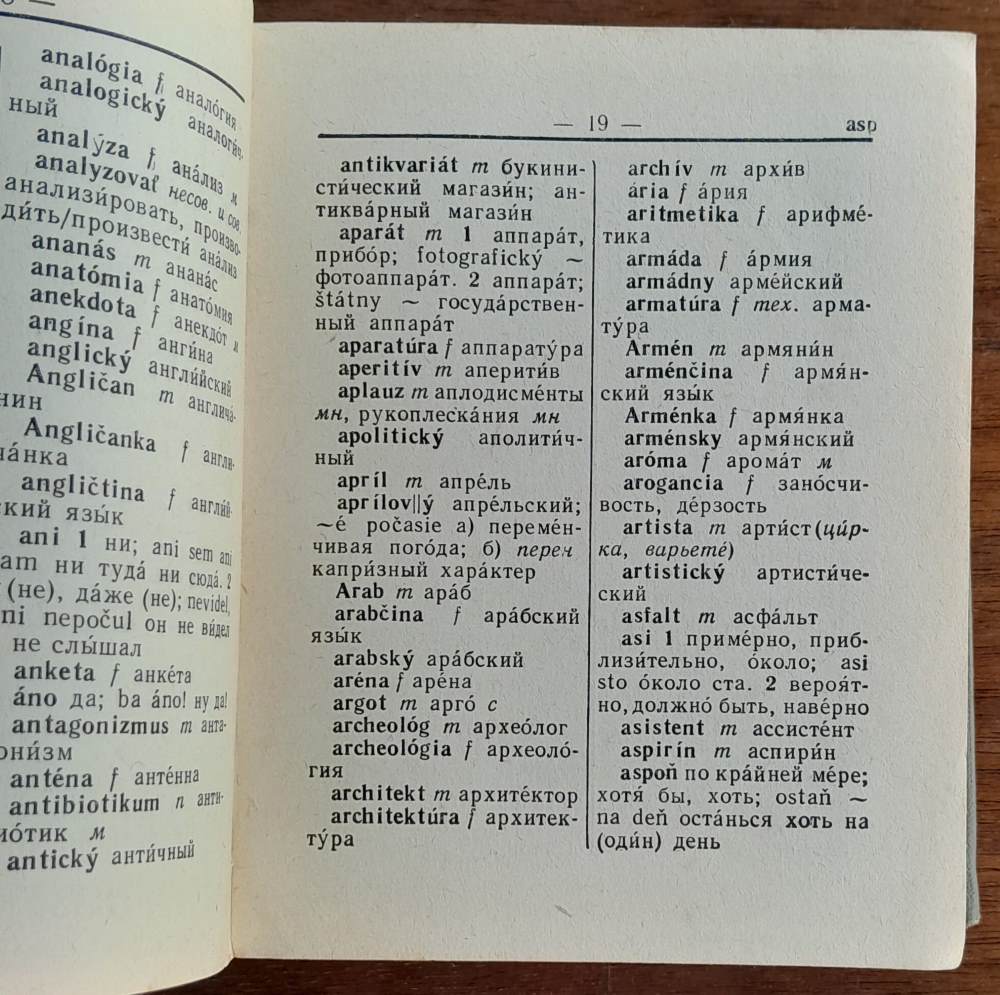 Vreckový slovensko-ruský slovník / Karmannyj slovacko-russkij slovar