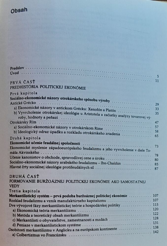 Náčrt dejín politickej ekonómie do sedemdesiatych rokov 19. storočia