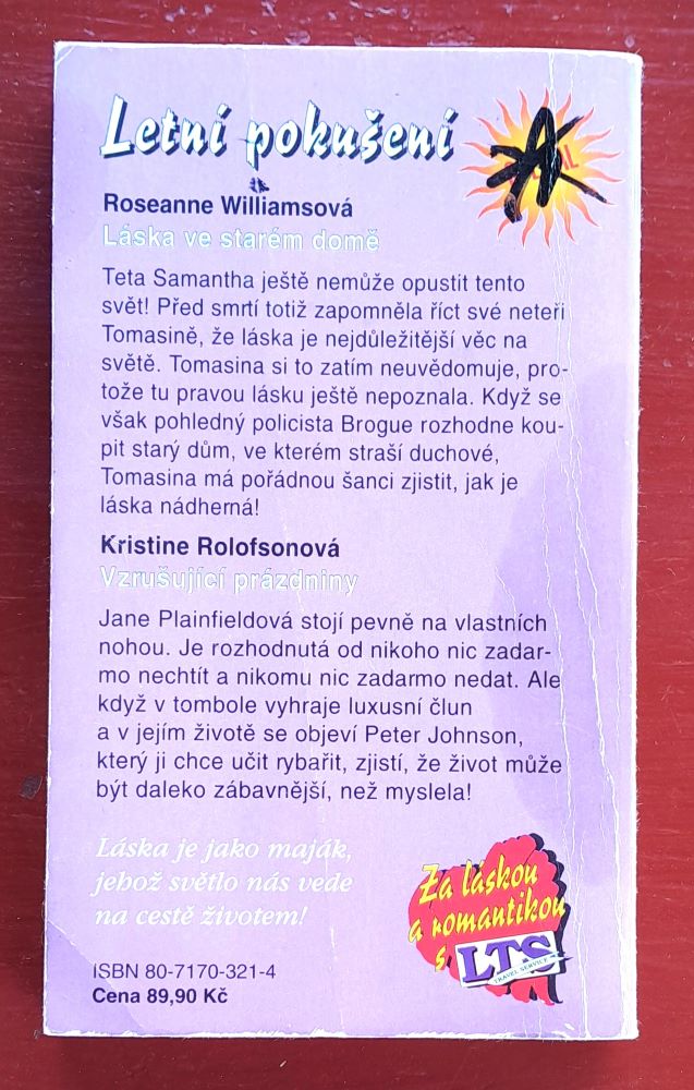 Láska ve starém domě - Roseanne Williamsová / Vzrušujíci prázdniny - Kristine Rolofsonová