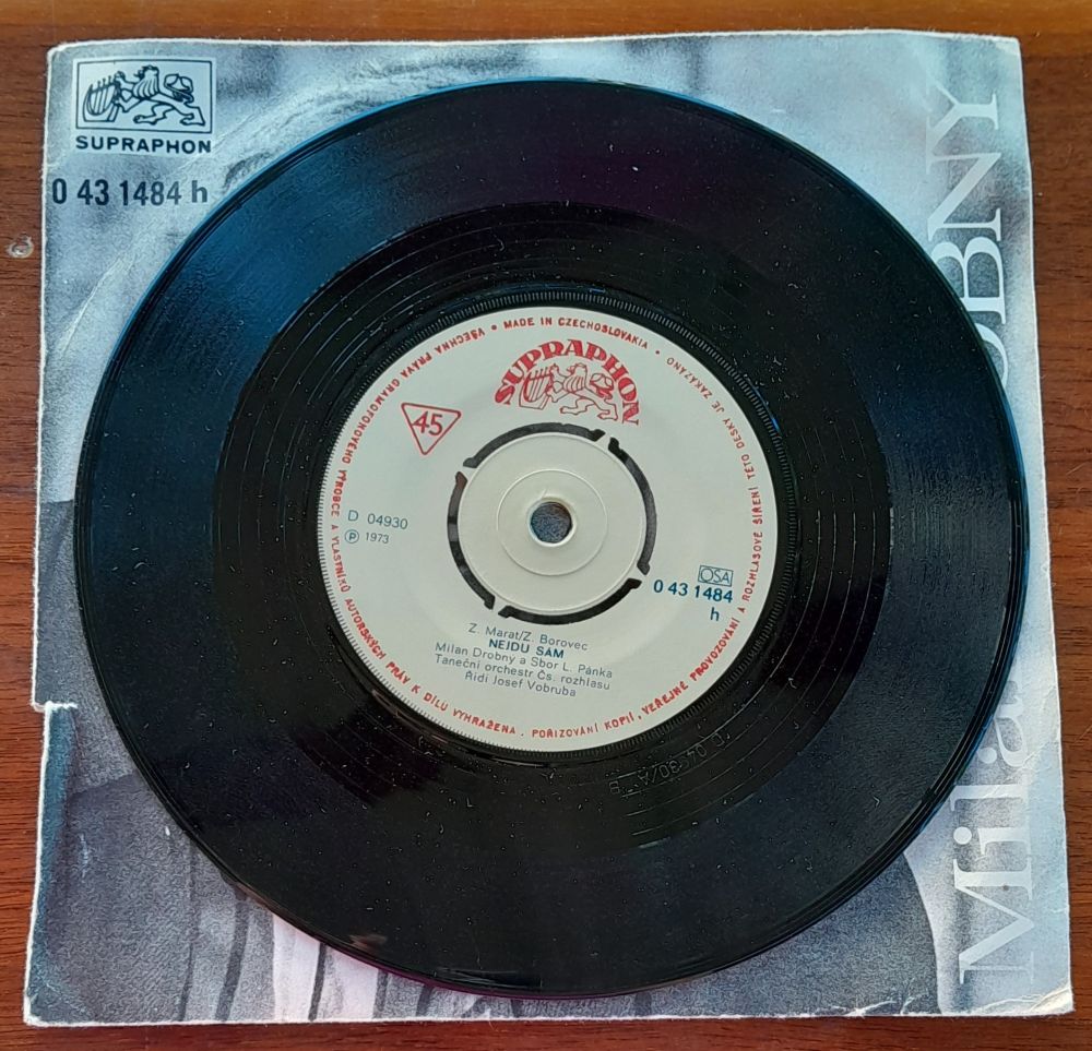 Milan Drobný, LP Platňa - single play