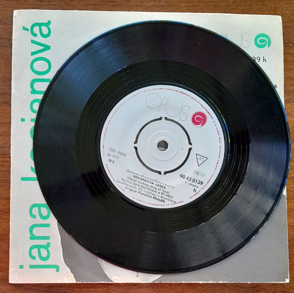 Jana Kocianová, LP Platňa - single play