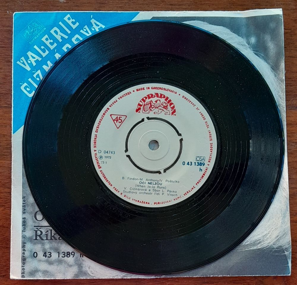 Valerie Čižmárová, LP Platňa - single play