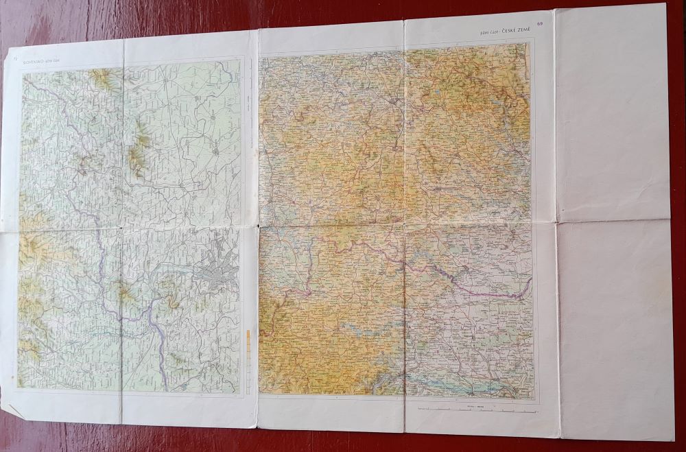 České země - východní část / České země - jižní část