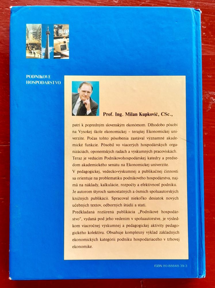 Podnikové hospodárstvo / Komplexný pohľad na podnik / Štvrté vydanie