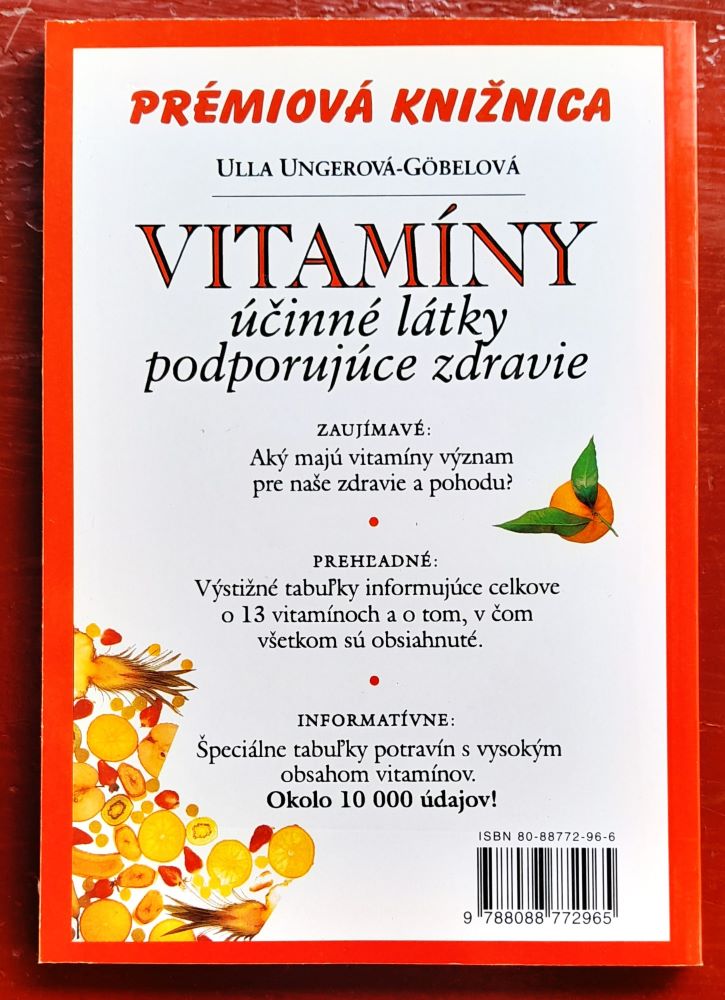 Vitamíny - účinné látky podporujúce zdravie