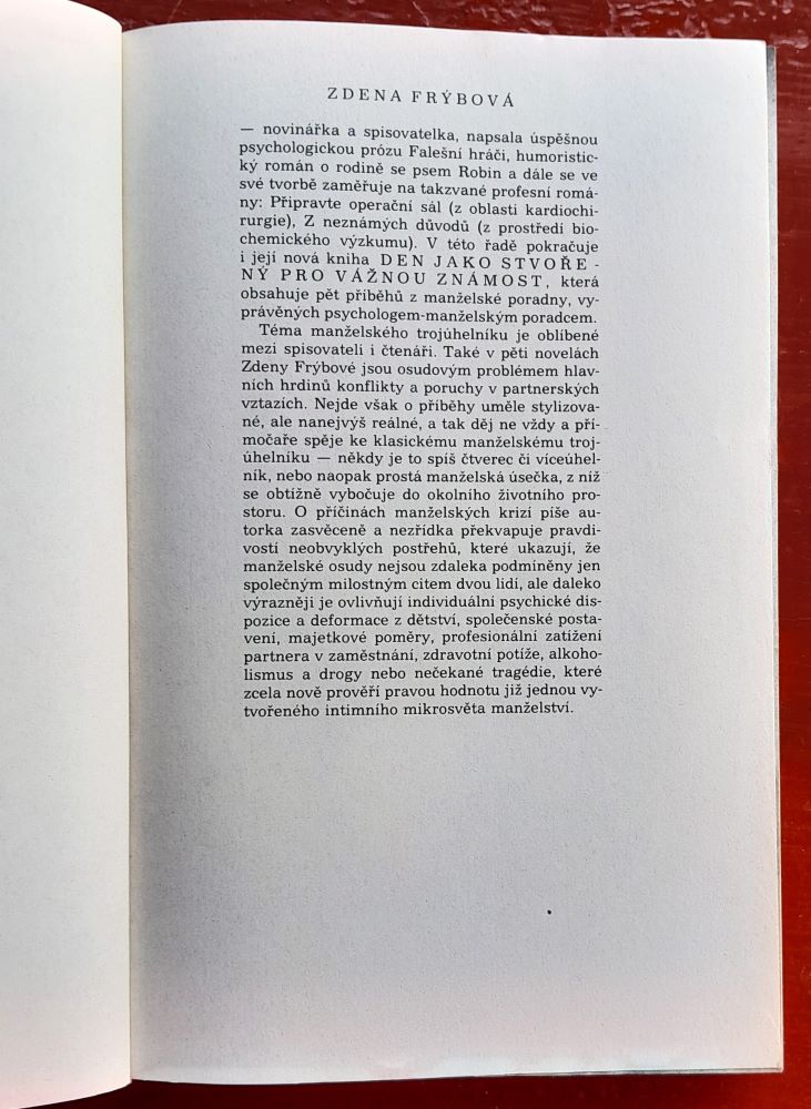 Den jako stvořený pro vážnou známost / Edice Spirála