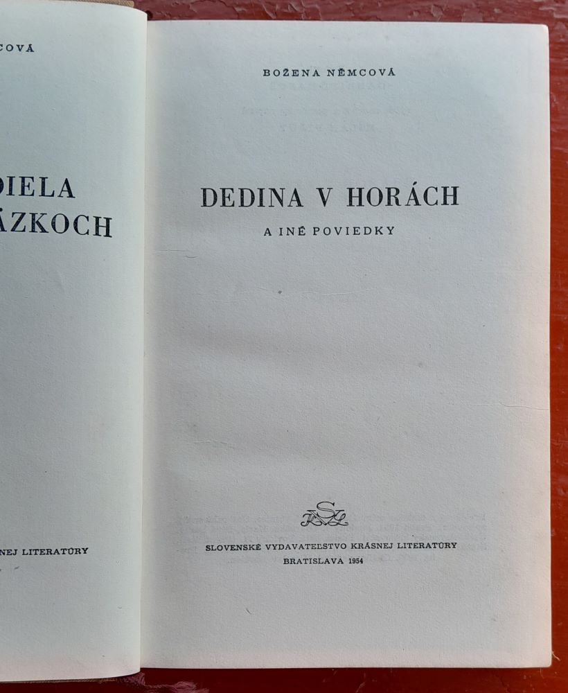 Dedina v horách a iné poviedky / Odkazy našej klasiky / Výber z diela v troch zväzkoch / Zväzok II.