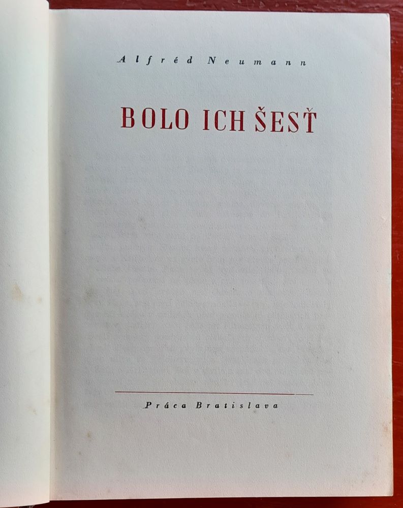 Bolo ich šesť / Edícia Dobrá próza