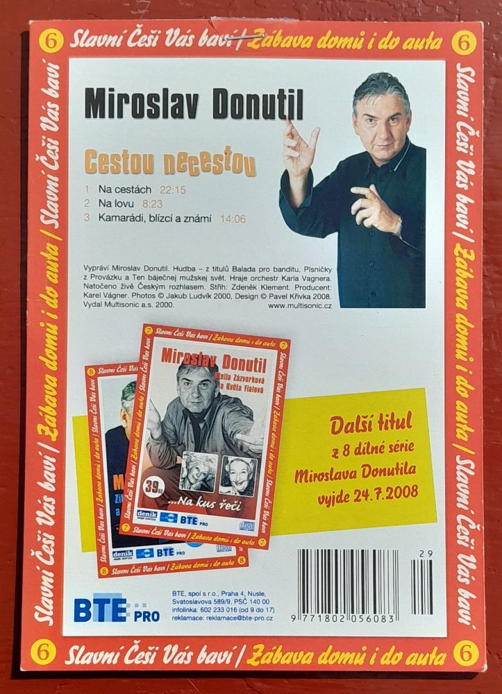 Cestou necestou / Miroslav Donutil - DVD