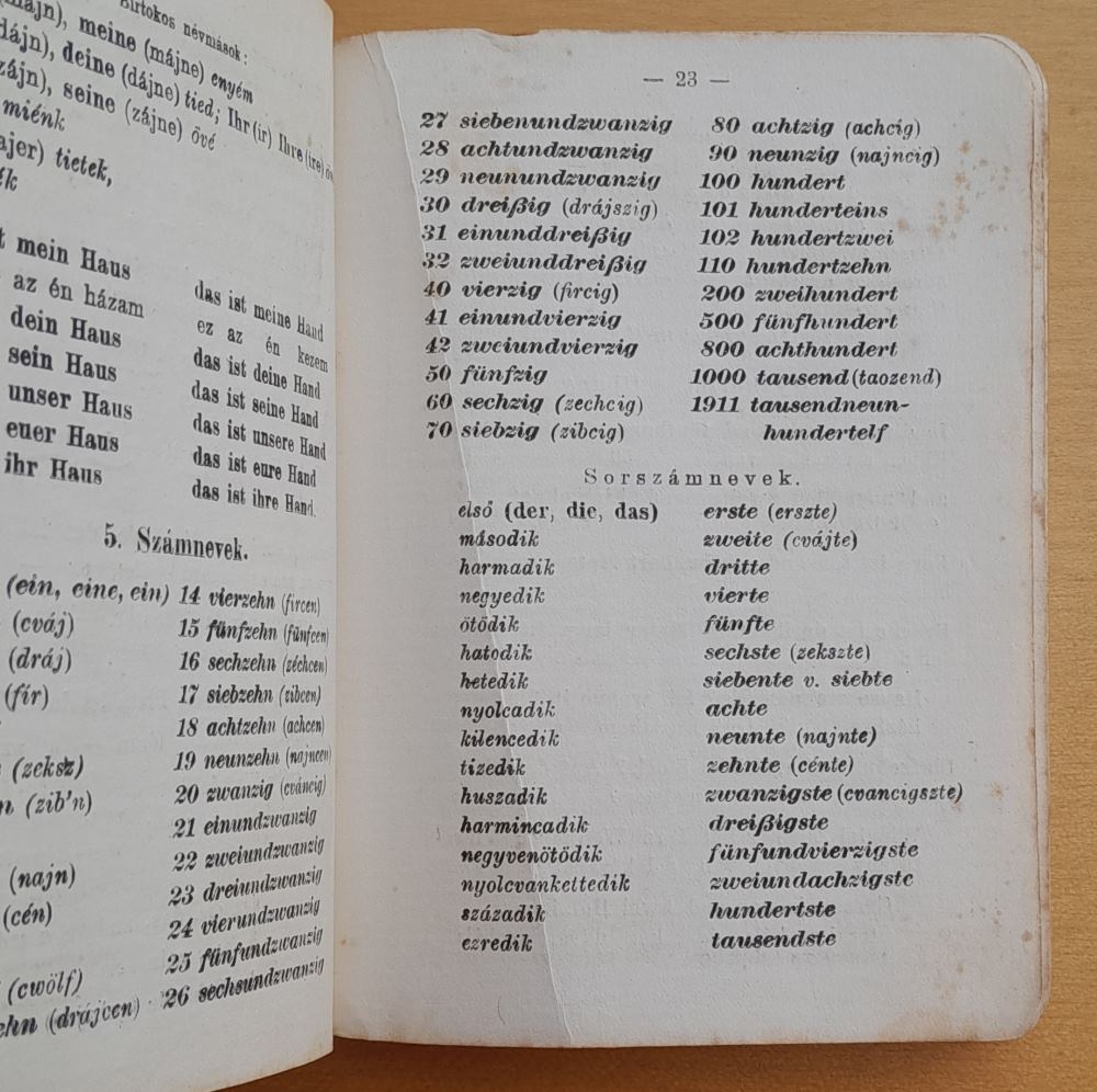 A német nyelvnek / Maďarsko nemecký vreckový slovník