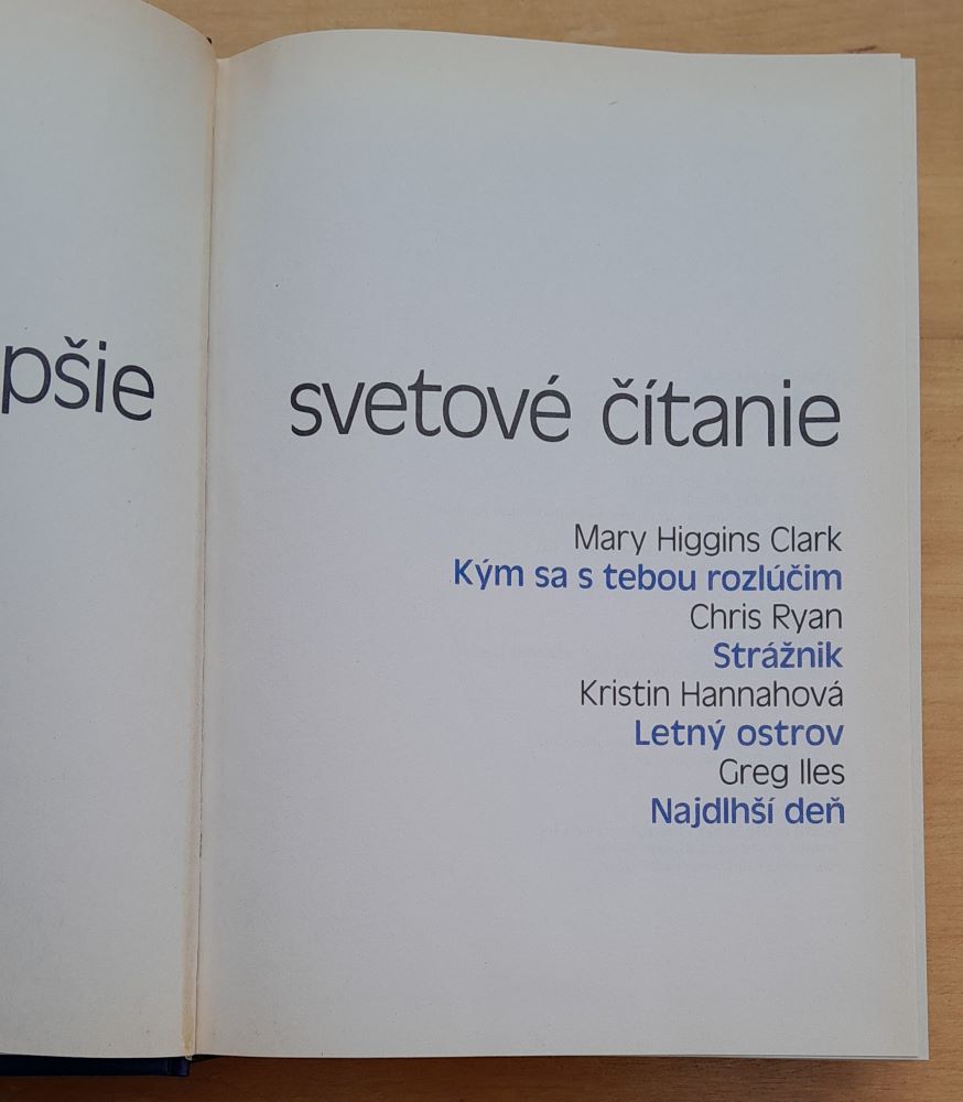 Najlepšie svetové čítanie