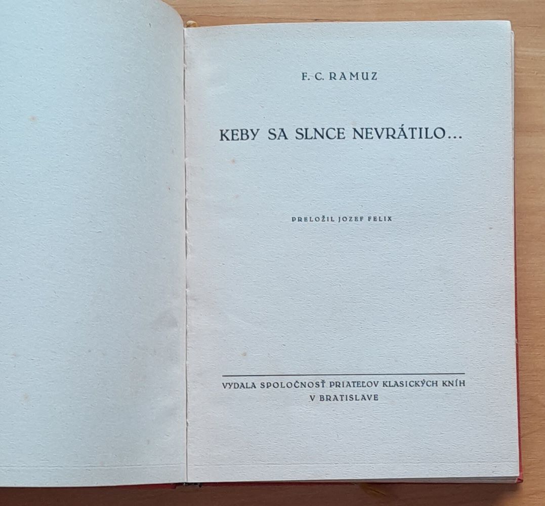 Keby sa slnce nevrátilo... / 37. zväzok série