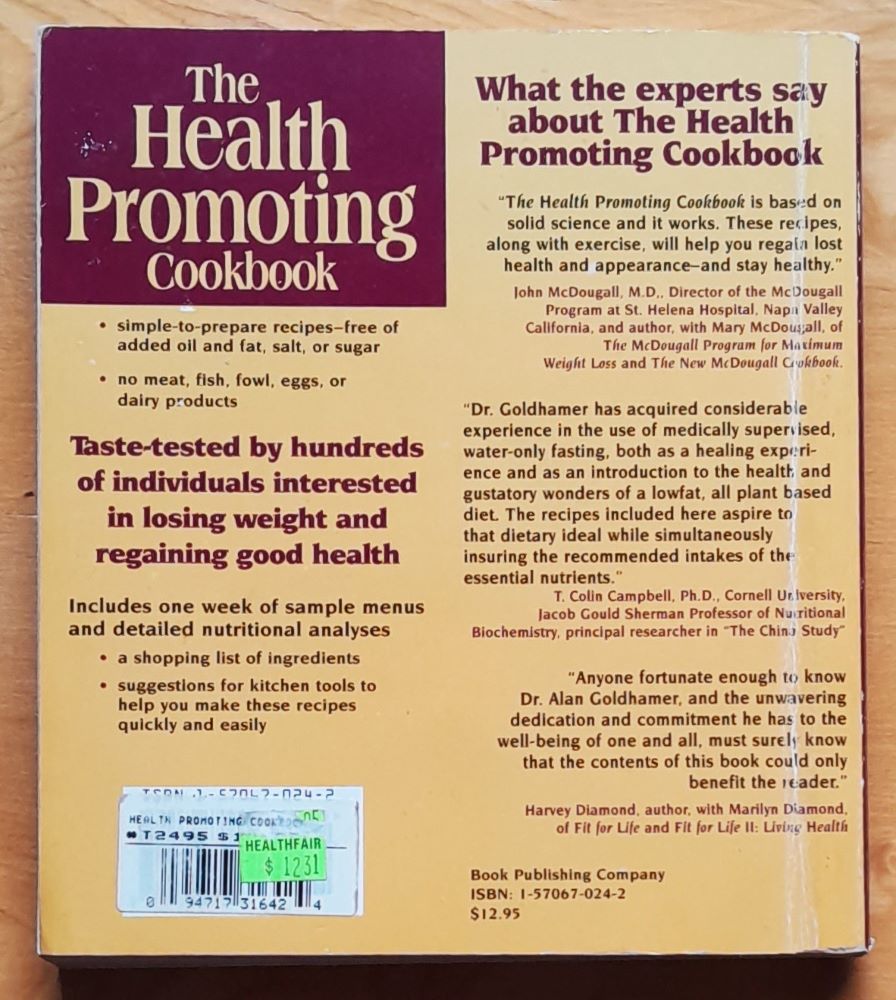 The Health Promoting Cookbook