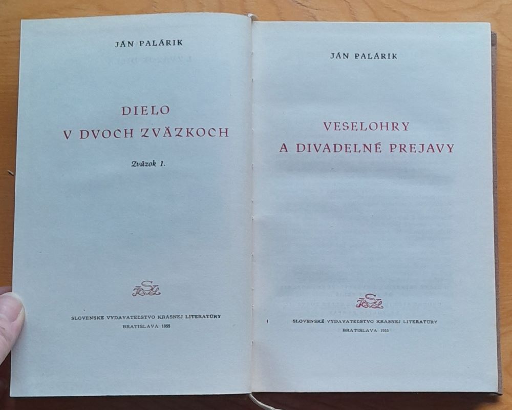 Veselohry a divadelné hry / Naši klasici