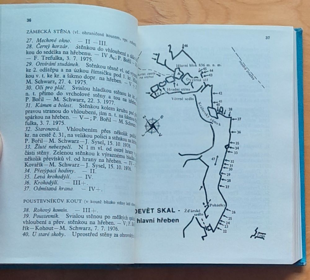 Cvičné skály na Moravě / Horolezecký prúvodce