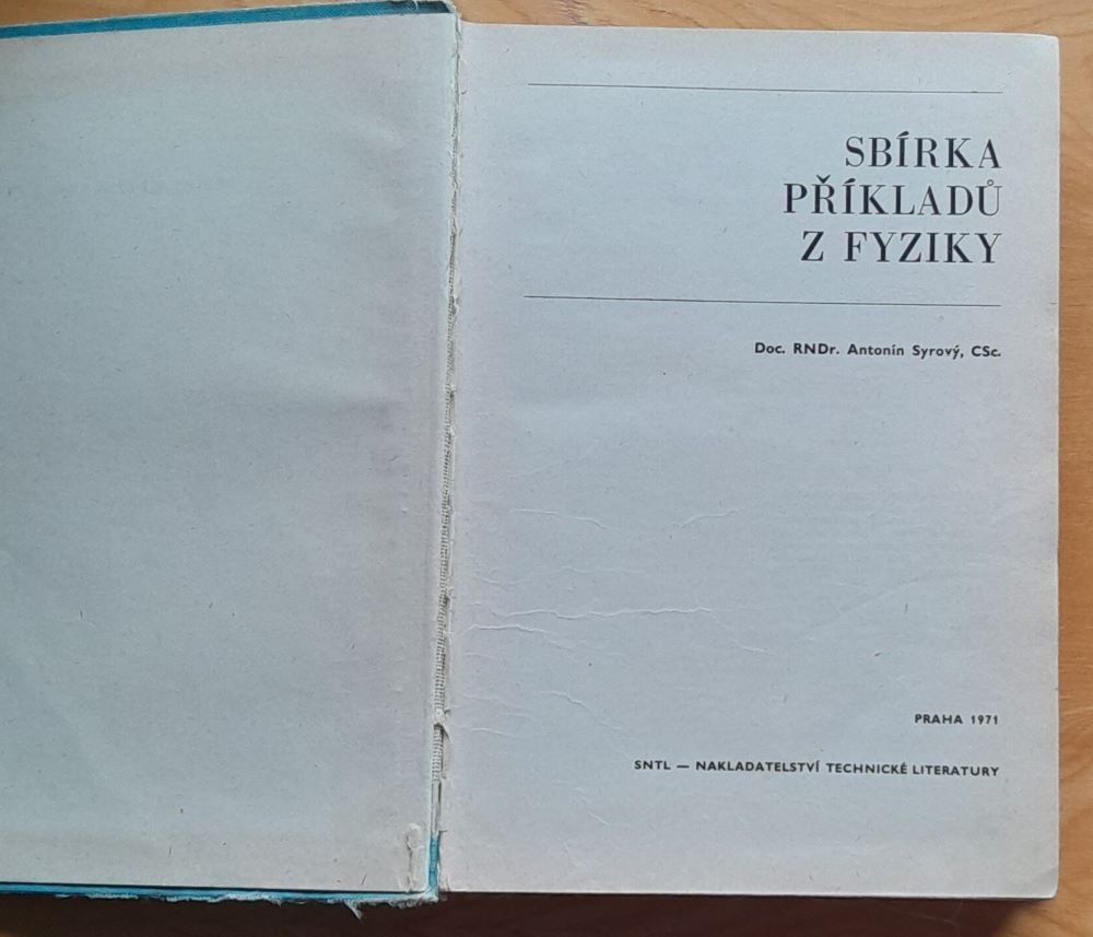 Sbírka příkladu z fyziky