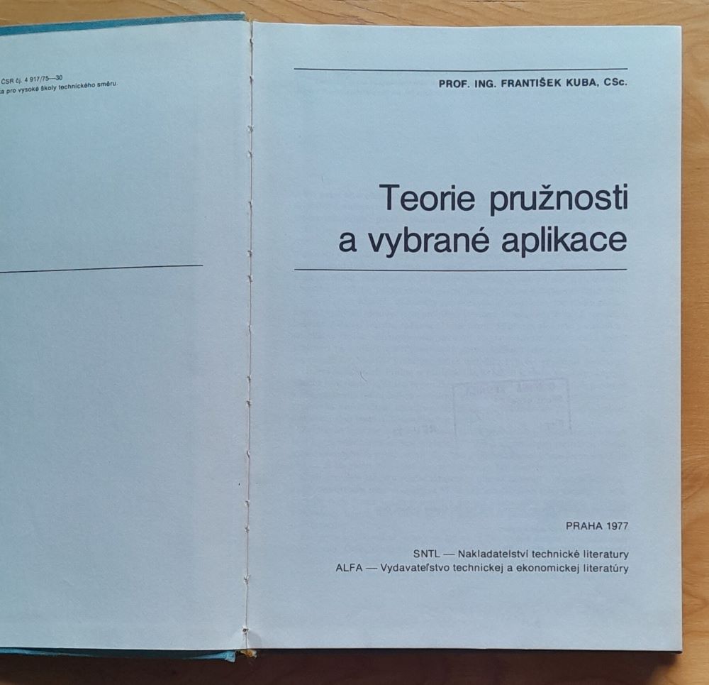 Teorie pružnosti a vybrané aplikace