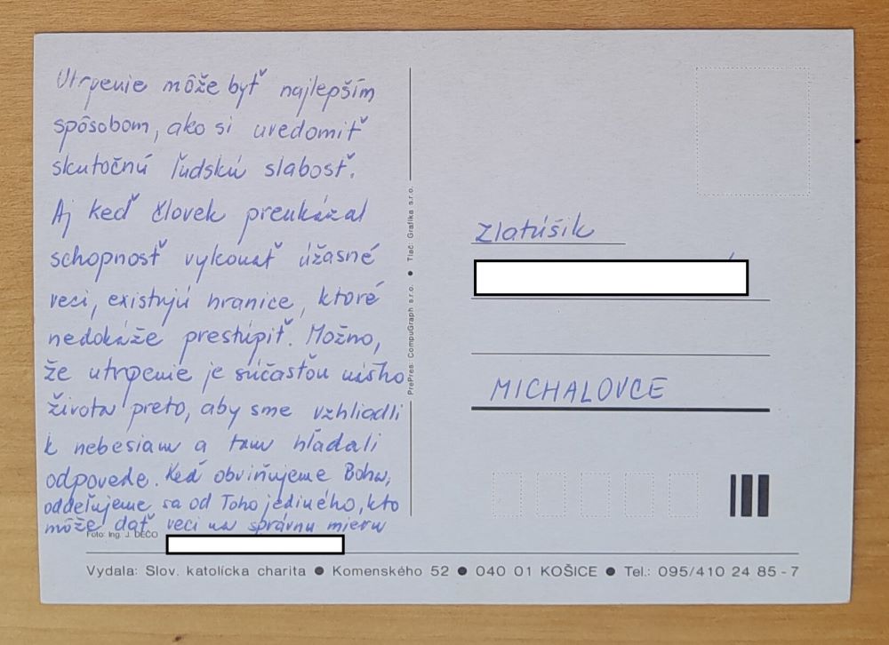 Kresťanská pohľadnica