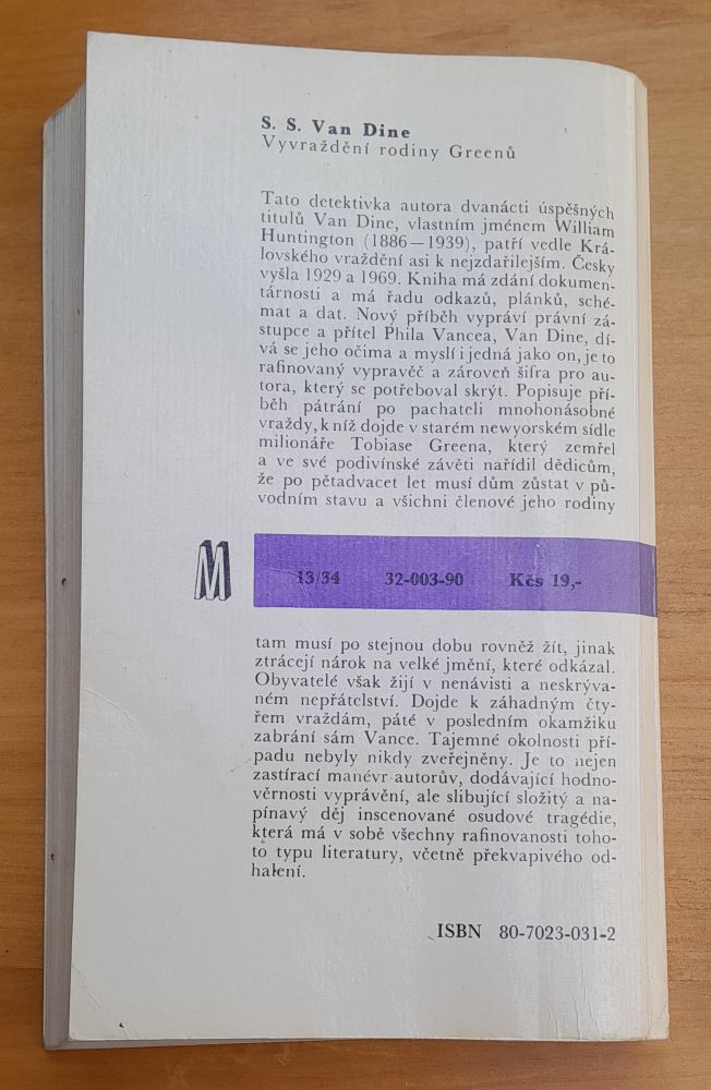 Vyvraždění rodiny Greenú / Edícia Gong