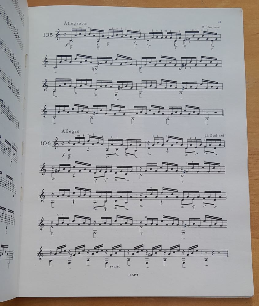Škola hry na kytaru, Pro začátečníky / Gitarrenschule fur Anfänger