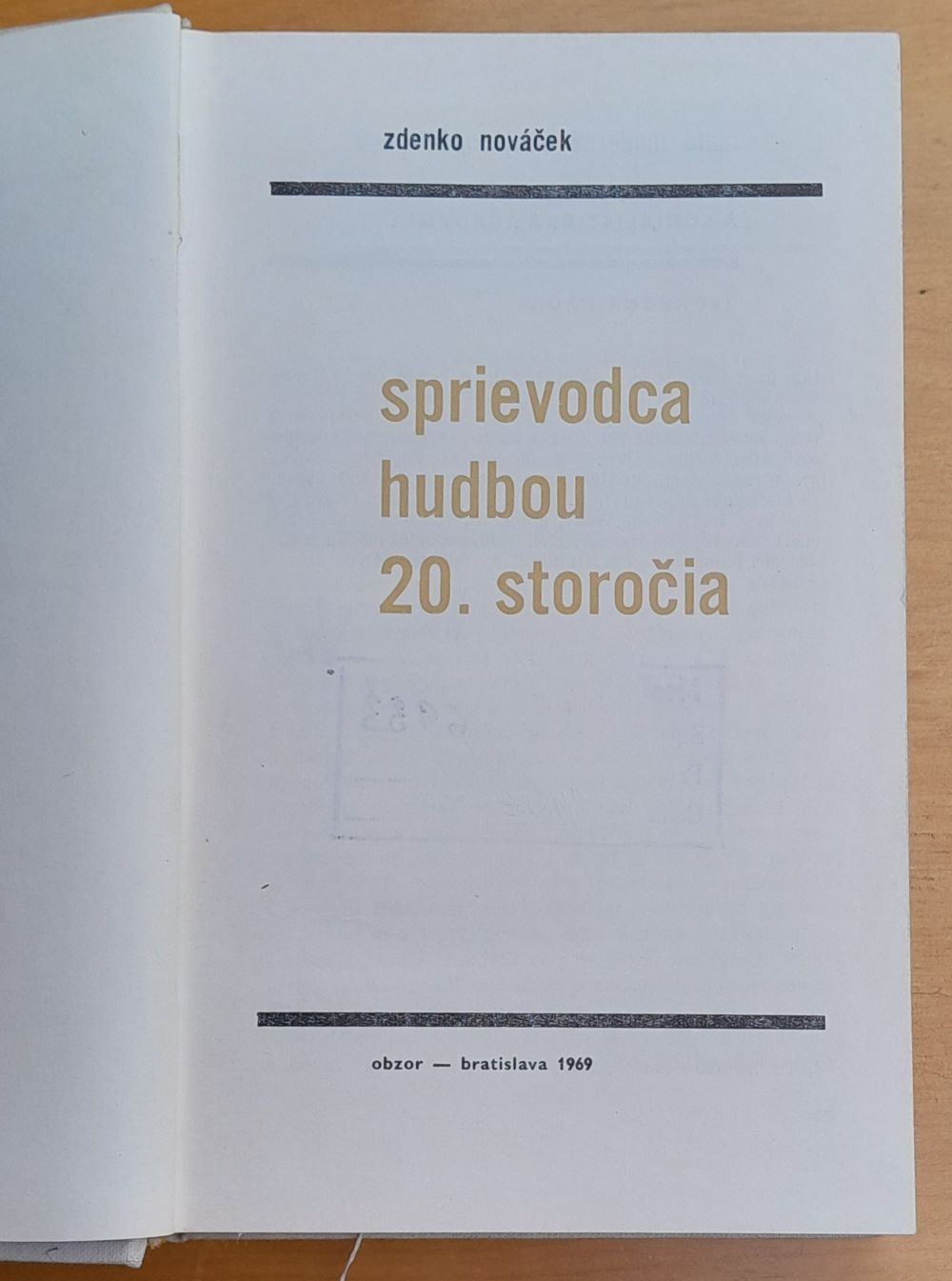 Sprievodca hudbou 20. storočia / Malá moderná encyklopédia