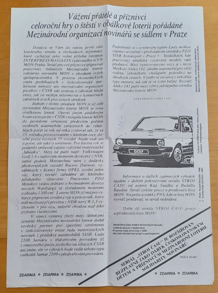 Stroj času / Reportáž Jana Holana z roku 1611