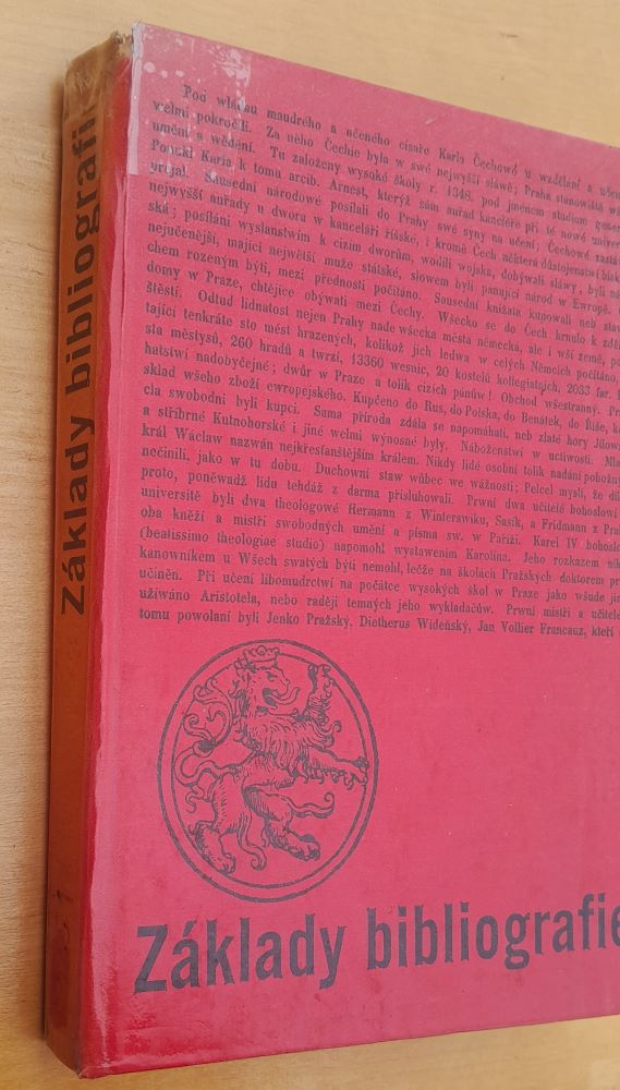 Základy bibliografie / Učebnice pro vysoké školy