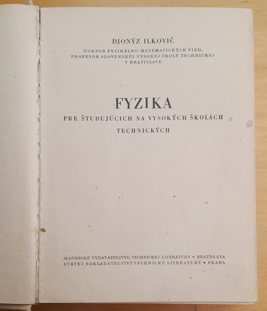 Fyzika pre študujúcich na vysokých školách technických