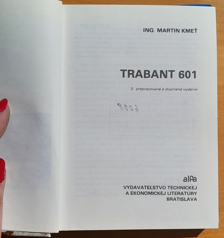 Trabant 601 / Edícia dopravnej literatúry