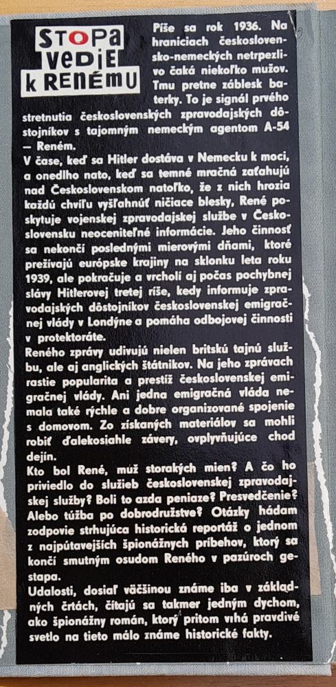 Stopa vedie k Renému