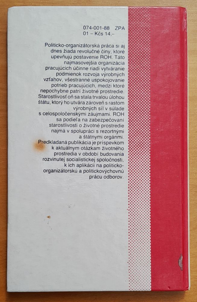 Životné prostredie a odbory / Knižnica funkcionára