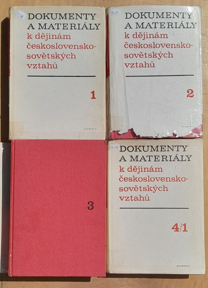 Dokumenty a materiály k dějinám československo-sovětských vztahú 1.- 4/1