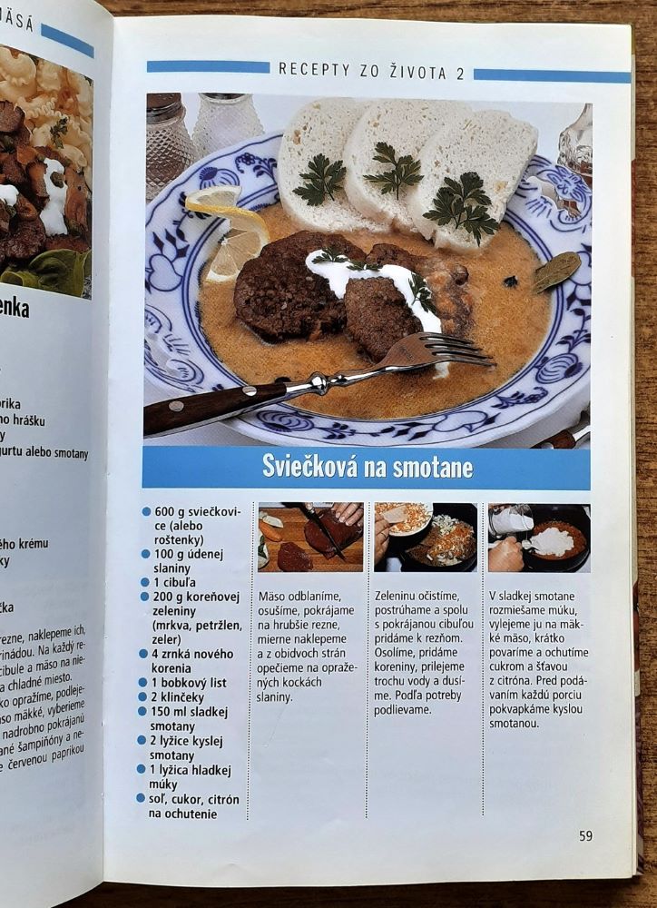 Recepty zo života 2 / Polievky - Bravčové, hovädzie a iné mäsá - Hydina a ryby - Bezmäsité jedlá - Nátierky, šaláty - Koláče, zákusky, torty