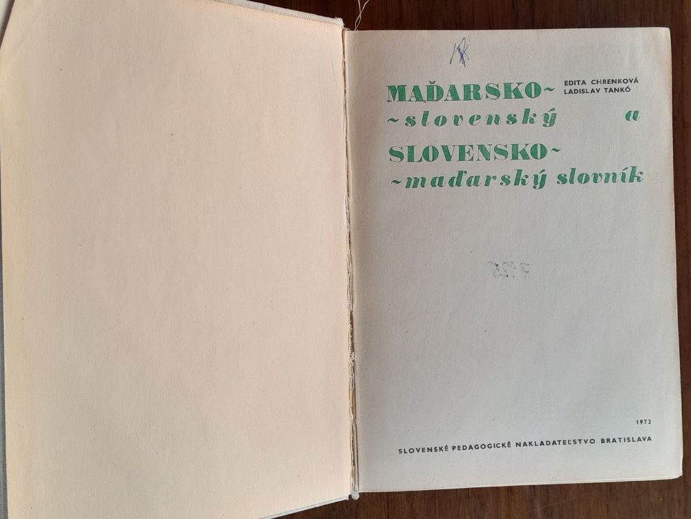 Maďarsko-slovenský a Slovensko-maďarský slovník