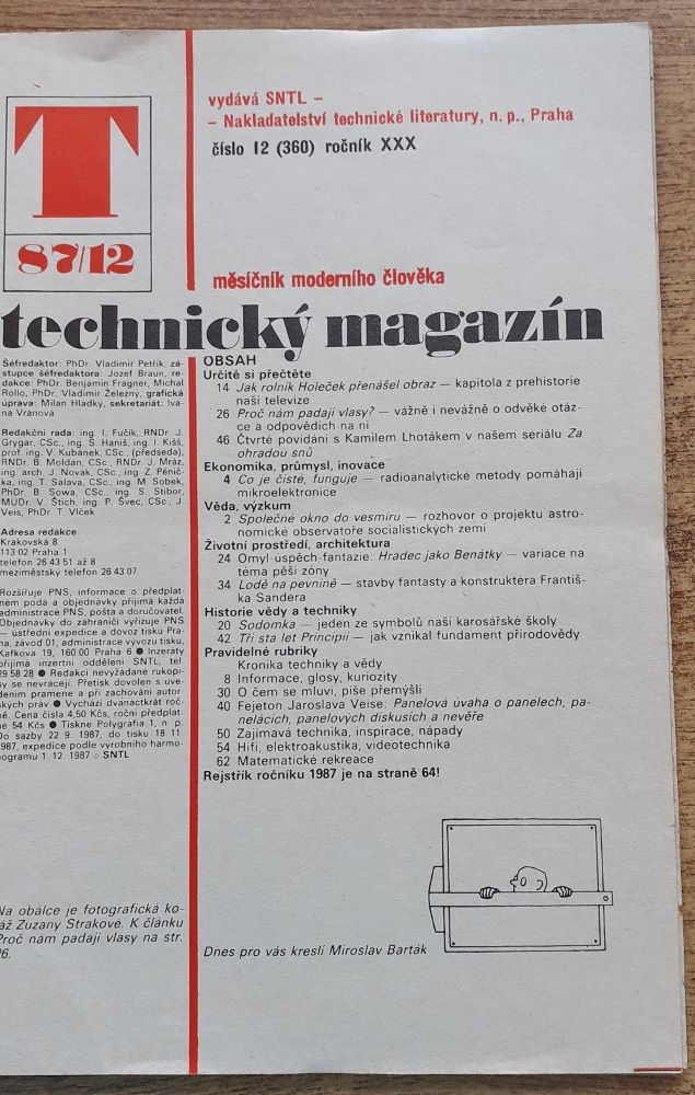 Technický magazín T 1987 / 12 (360)