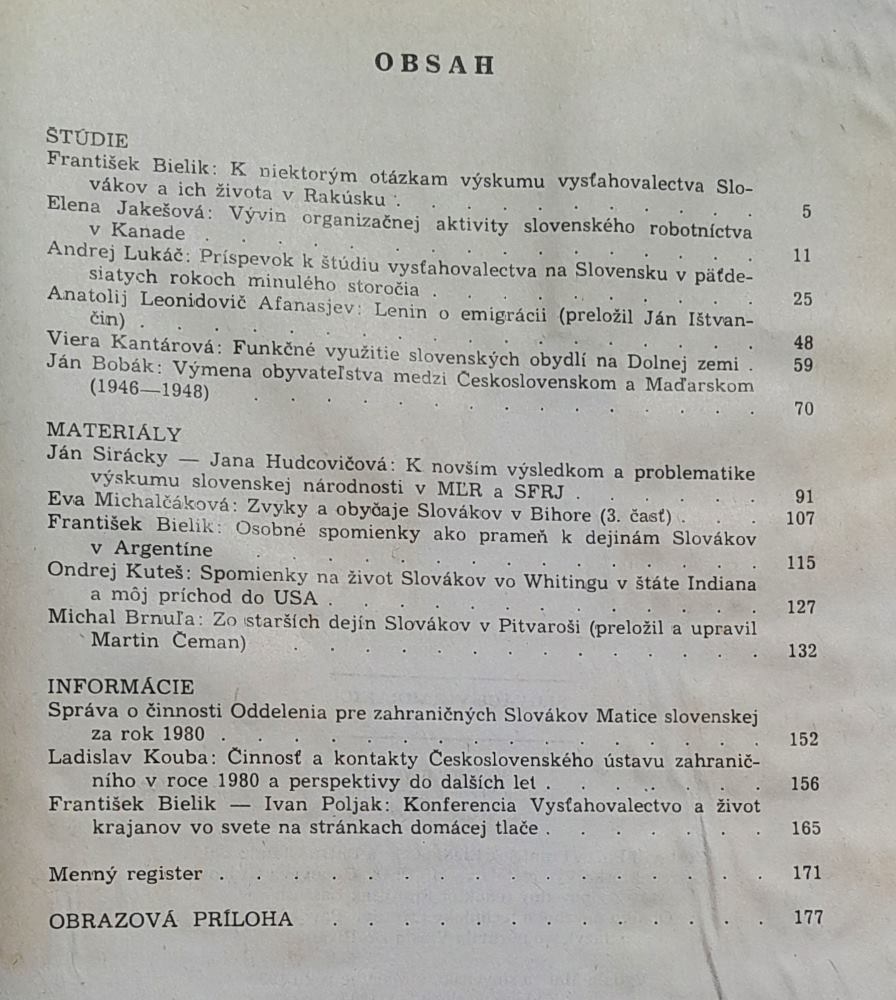 Slováci v zahraničí 8. / Náklad 1000 ks
