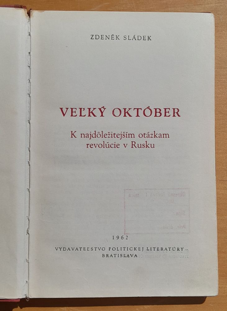 Veľký október / K najdôležitejším otázkam revolúcie v Rusku