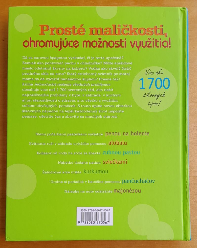 Jednoduché riešenia všedných problémov / Kniha je v pôvodnej fólii