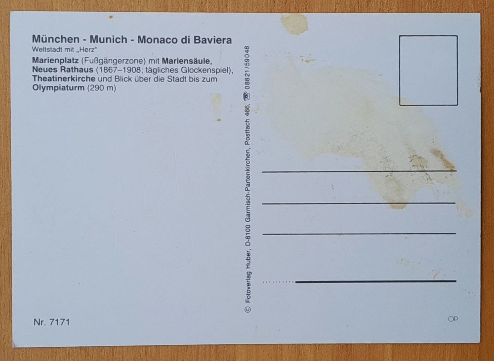 Nemecko - Munchen - Munich - Monaco di Baviera - Mníchov